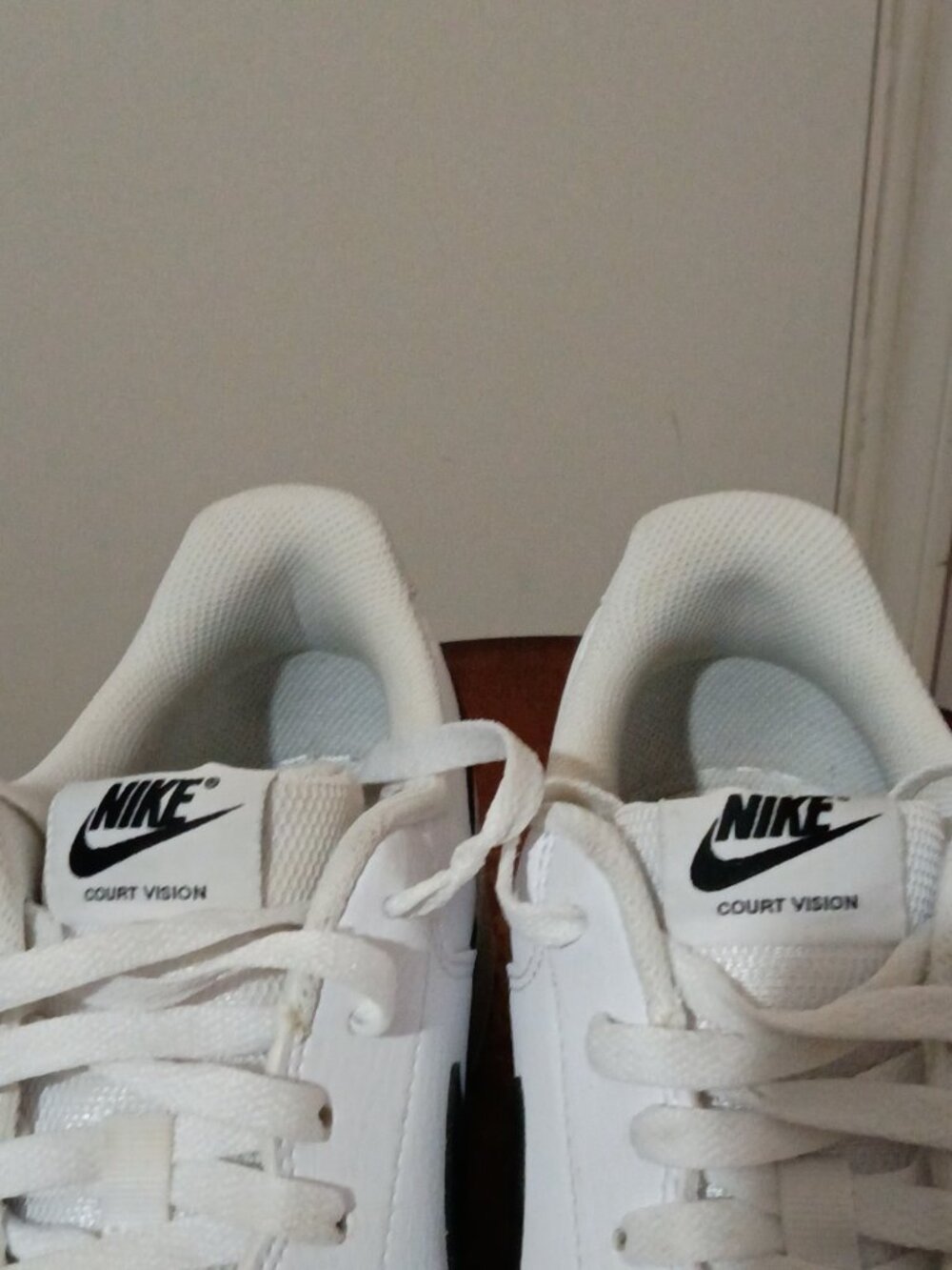 Nike Mens Shoes Court Vision Next Nature Low White Black Size 13 US DH2987-101 - Picture 5 of 14